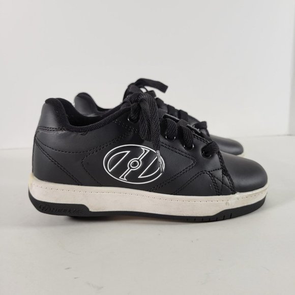 HEELYS Black Low Wheeled Heeled Shoe Unisex Kids Size 3 - Picture 8 of 11